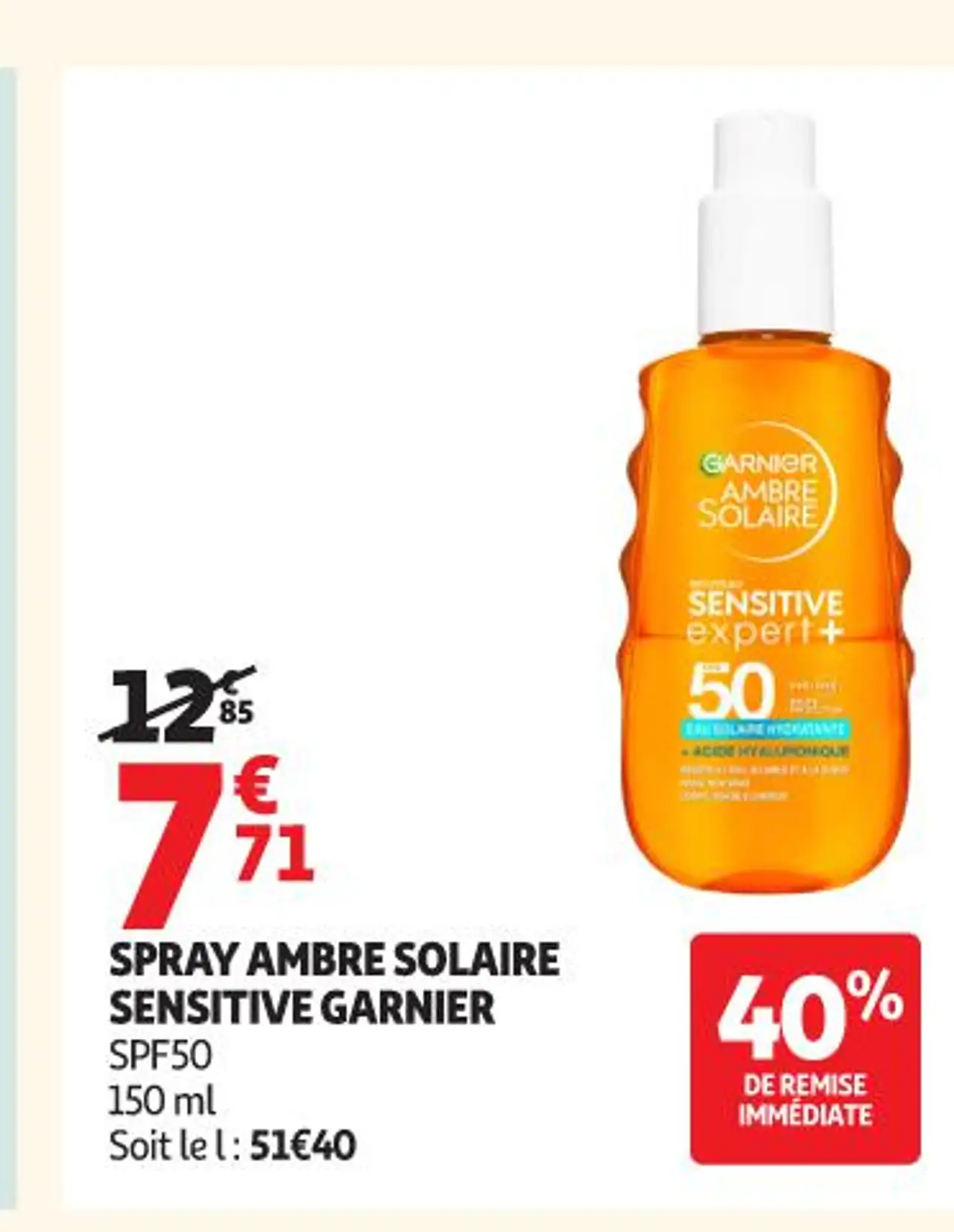 SPRAY AMBRE SOLAIRE SENSITIVE GARNIER