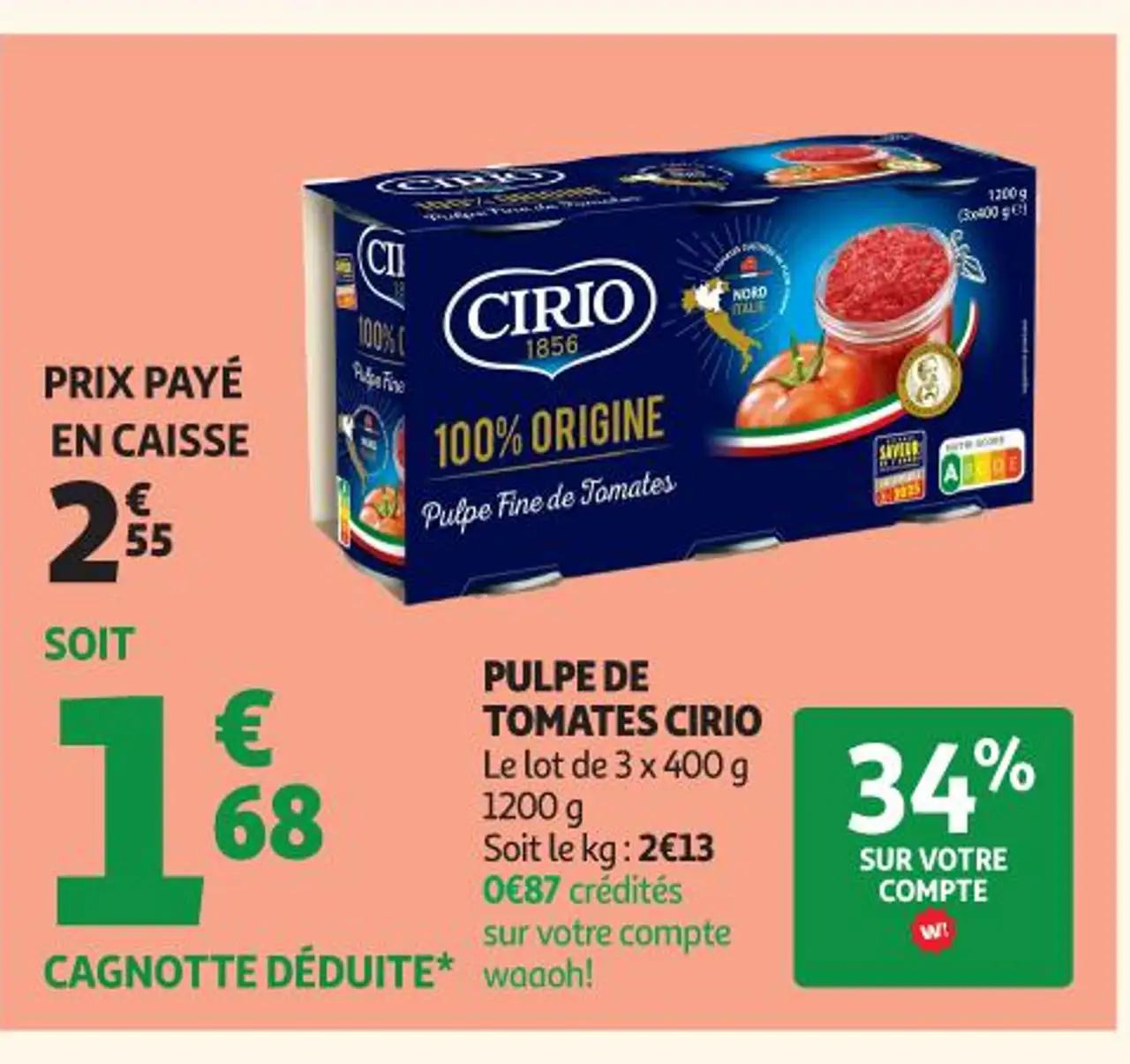 PULPE DE TOMATES CIRIO