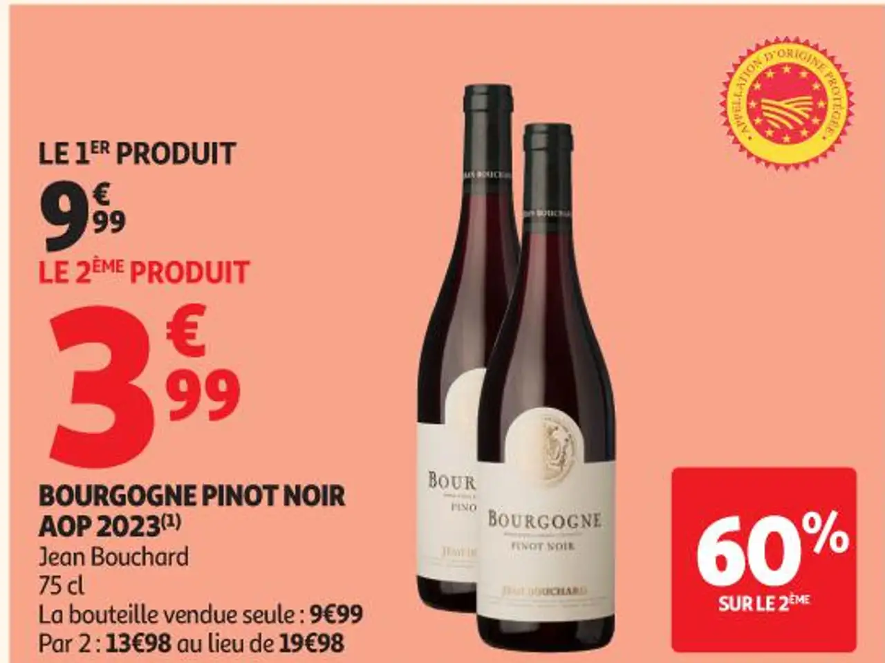 BOURGOGNE PINOT NOIR AOP 2023(1) Jean Bouchard
