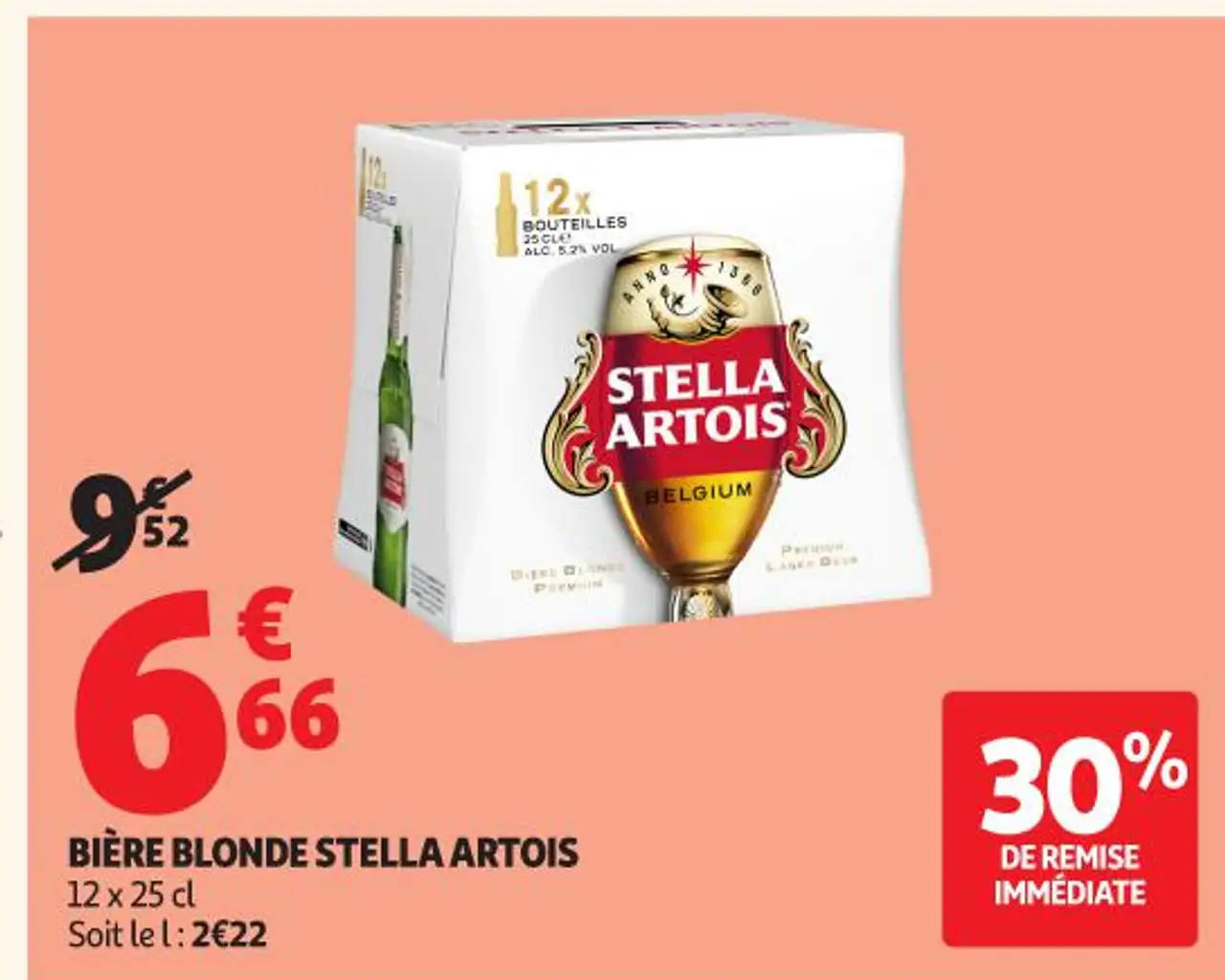 BIÈRE BLONDE STELLA ARTOIS