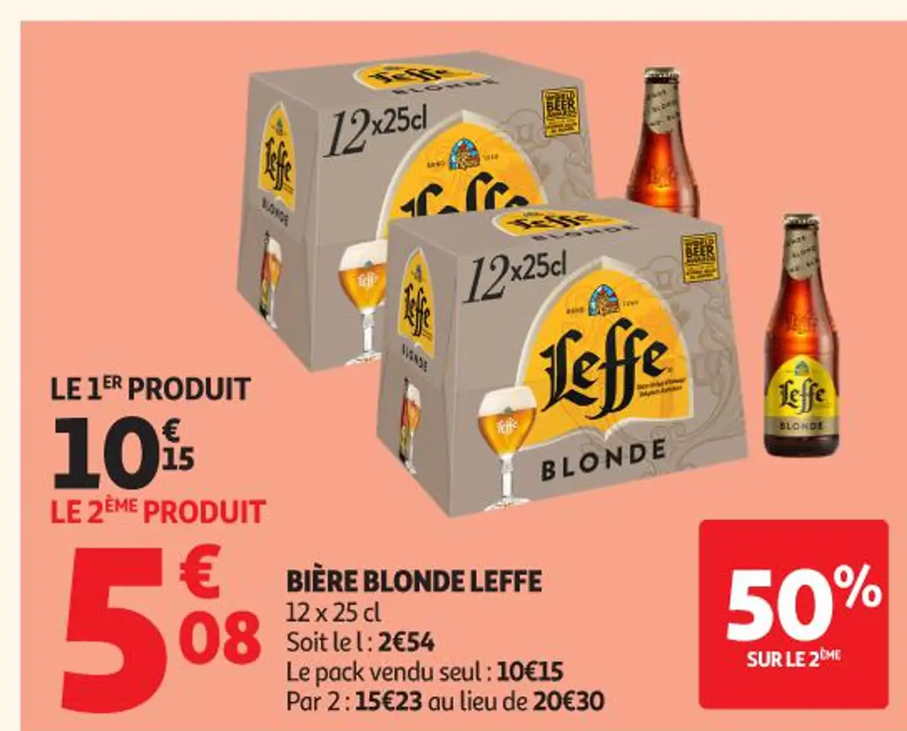 BIÈRE BLONDE LEFFE