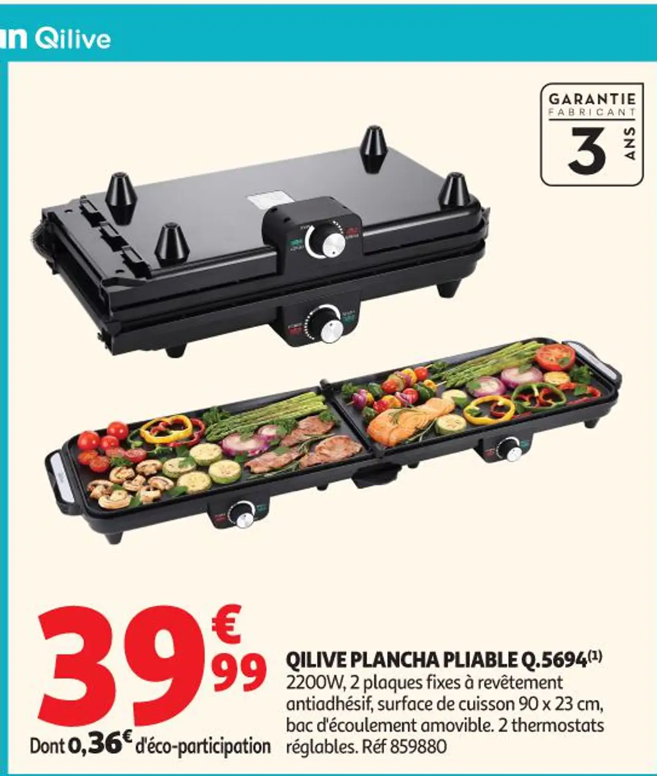 QILIVE PLANCHA PLIABLE Q.5694(1)