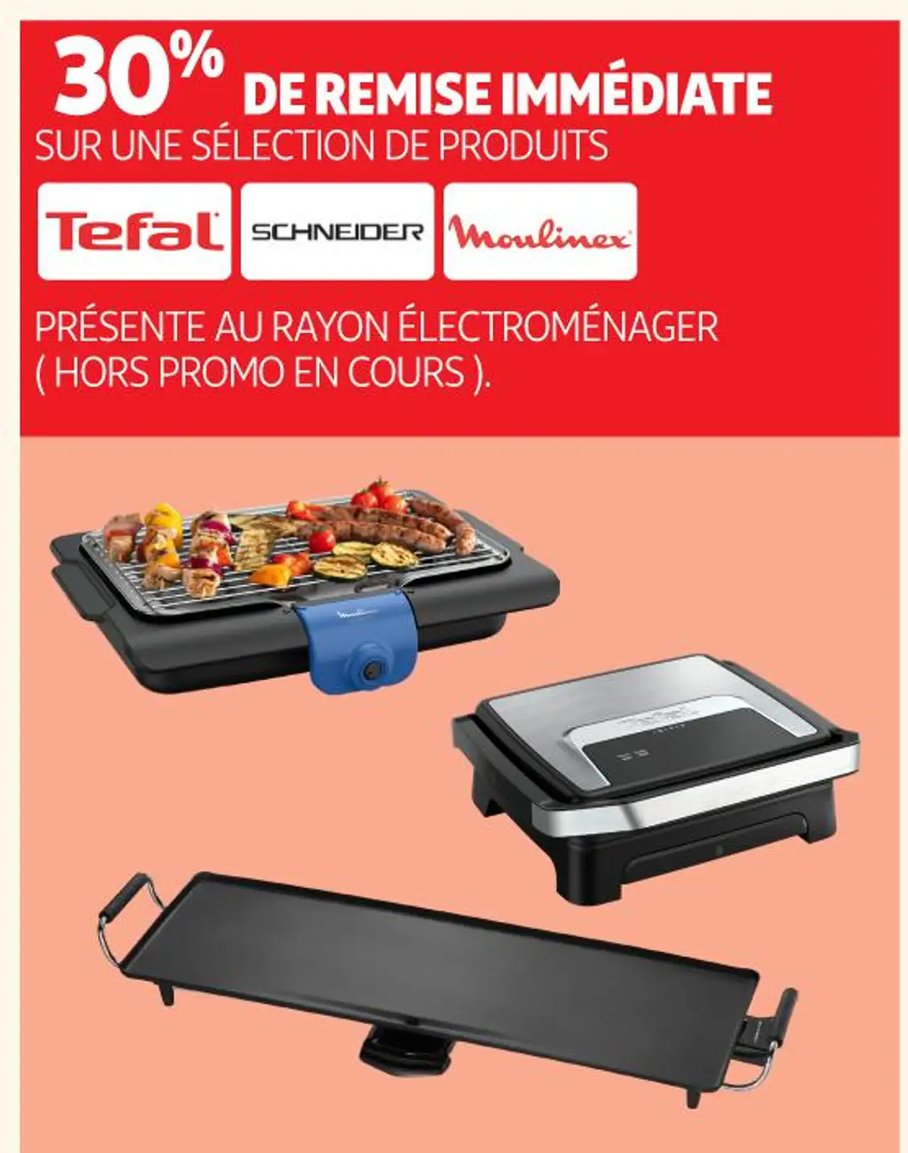 Sélection de produits Tefal Schneider Moulinex