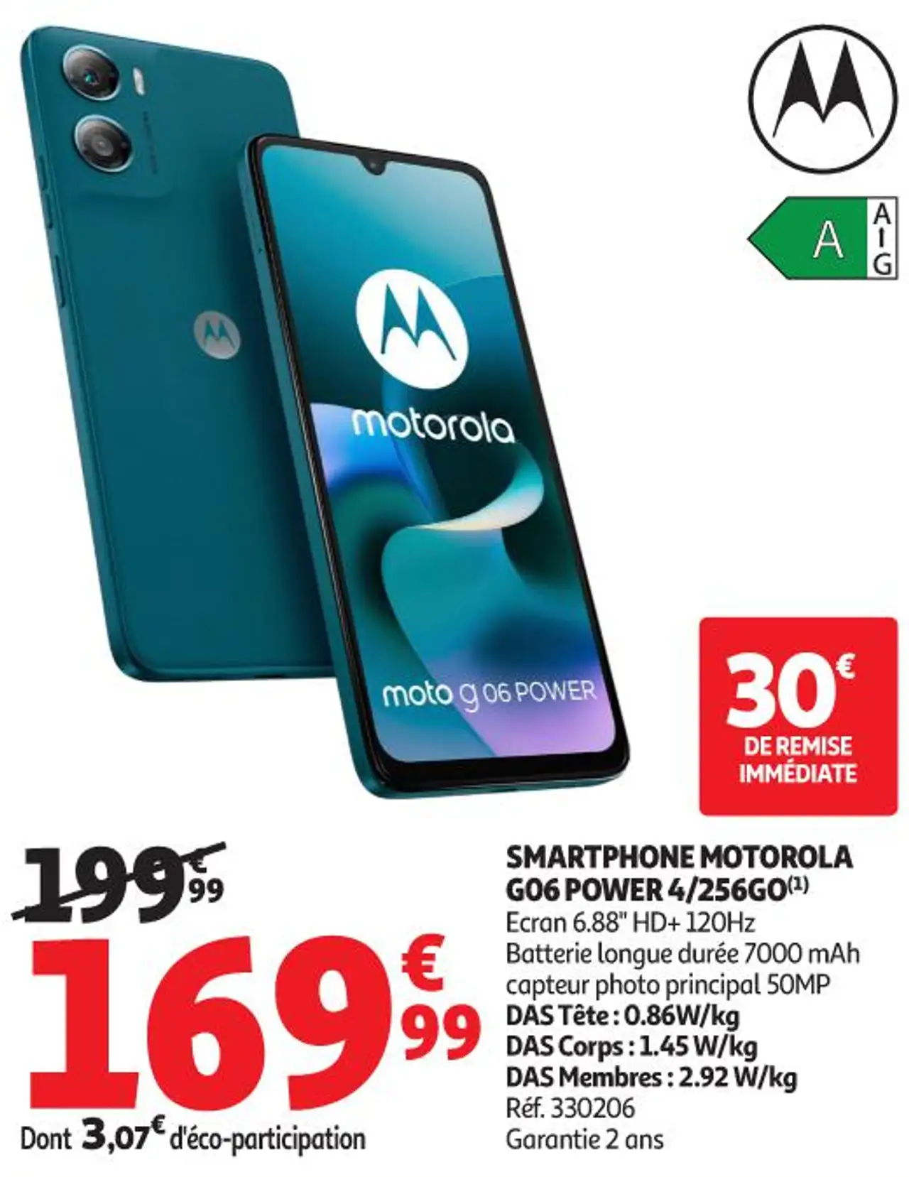 SMARTPHONE MOTOROLA G06 POWER 4/256GO(1)