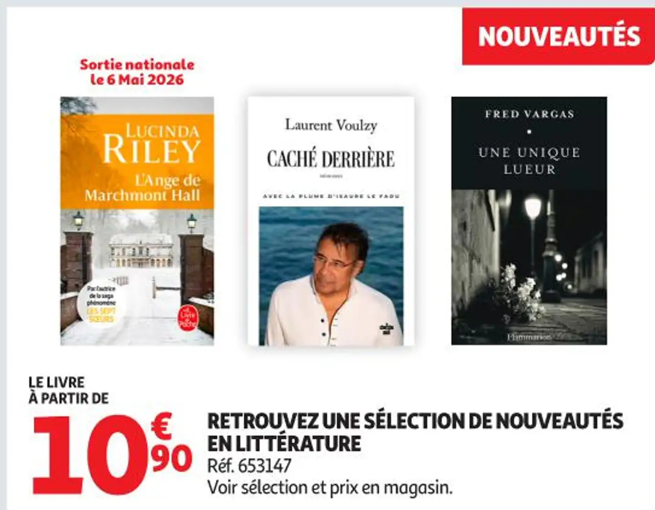 SÉLECTION DE NOUVEAUTÉS EN LITTÉRATURE