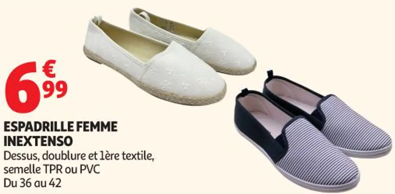 ESPADRILLE FEMME INEXTENSO