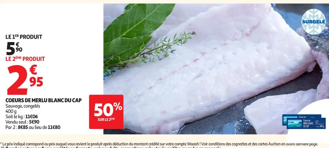 COEURS DE MERLU BLANC DU CAP