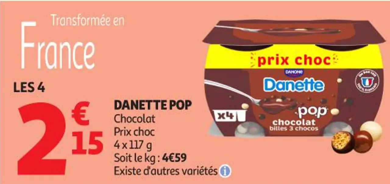 DANETTE POP Chocolat