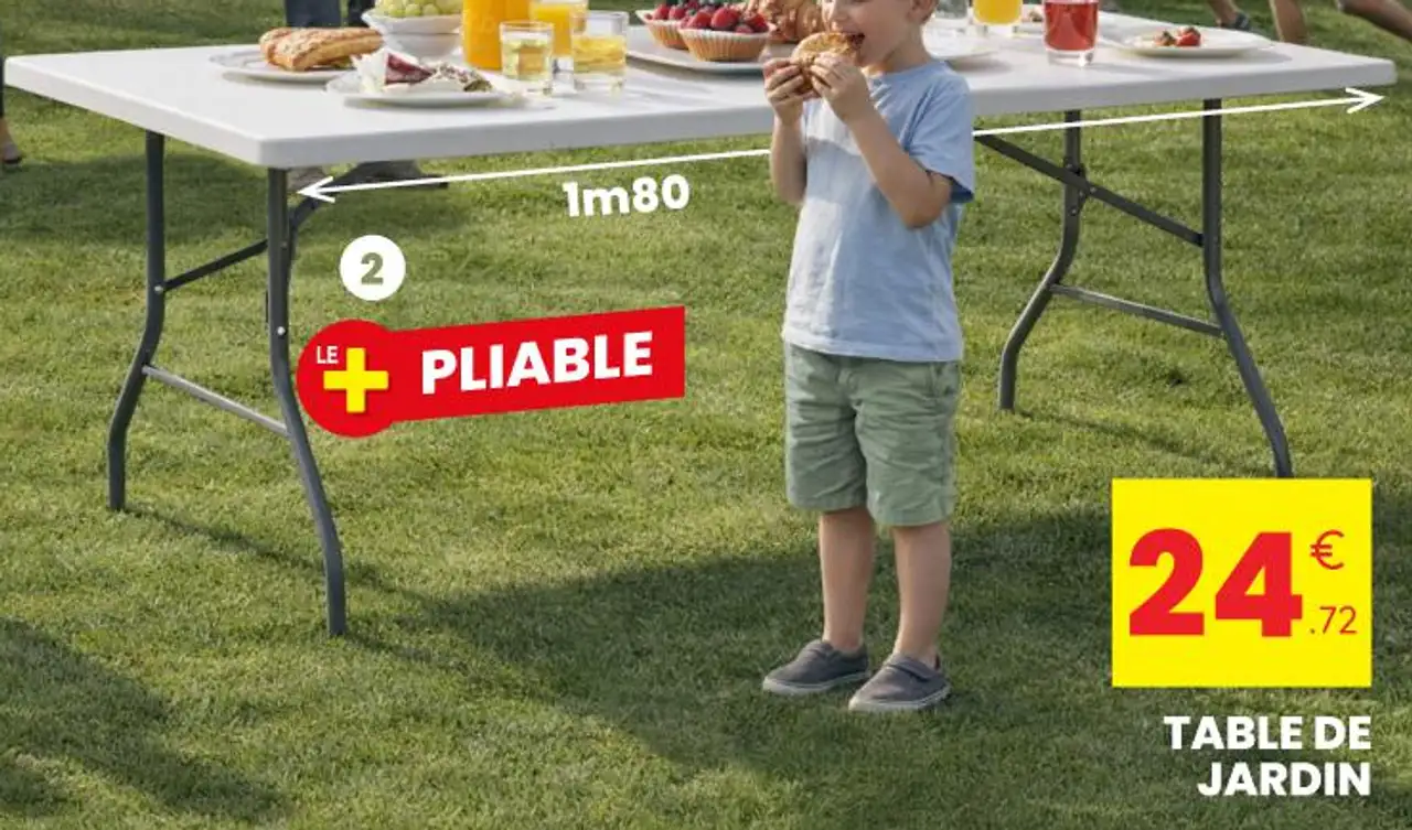 TABLE DE JARDIN
