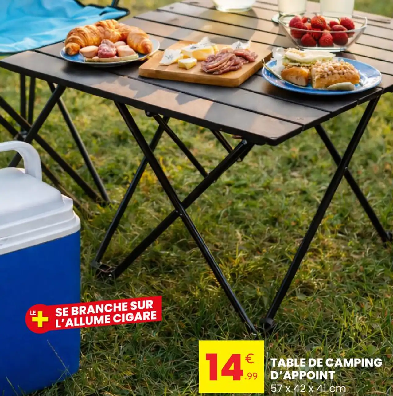 TABLE DE CAMPING D'APPOINT