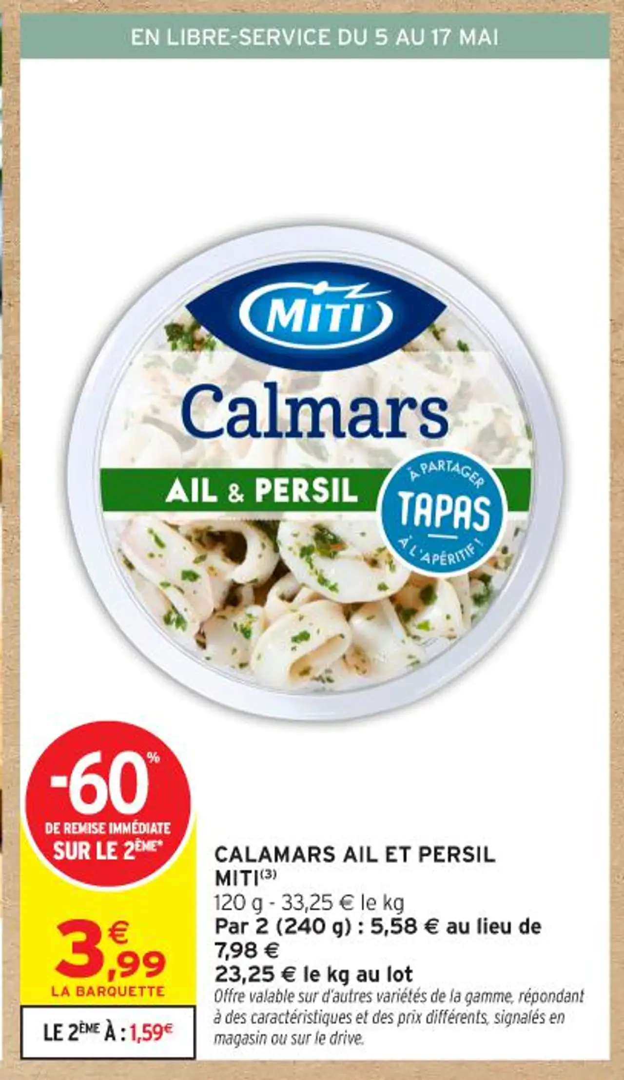 CALAMARS AIL ET PERSIL MITI
