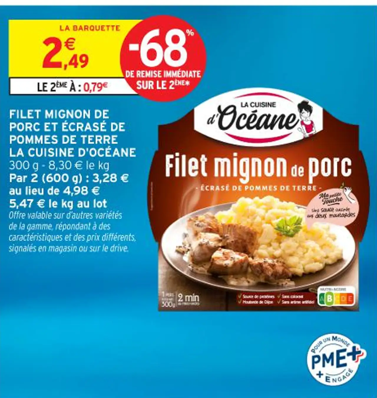 FILET MIGNON DE PORC ET ÉCRASÉ DE POMMES DE TERRE LA CUISINE D'OCÉANE