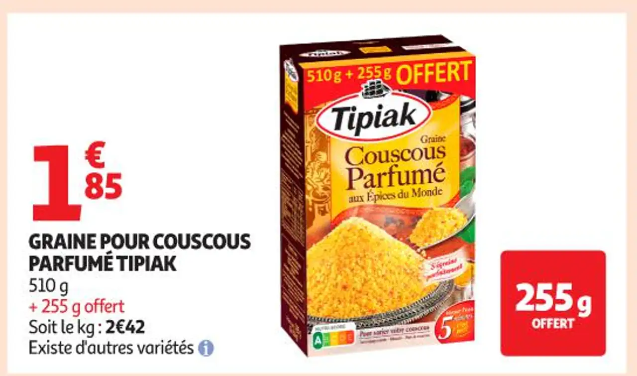 GRAINE POUR COUSCOUS PARFUMÉ TIPIAK