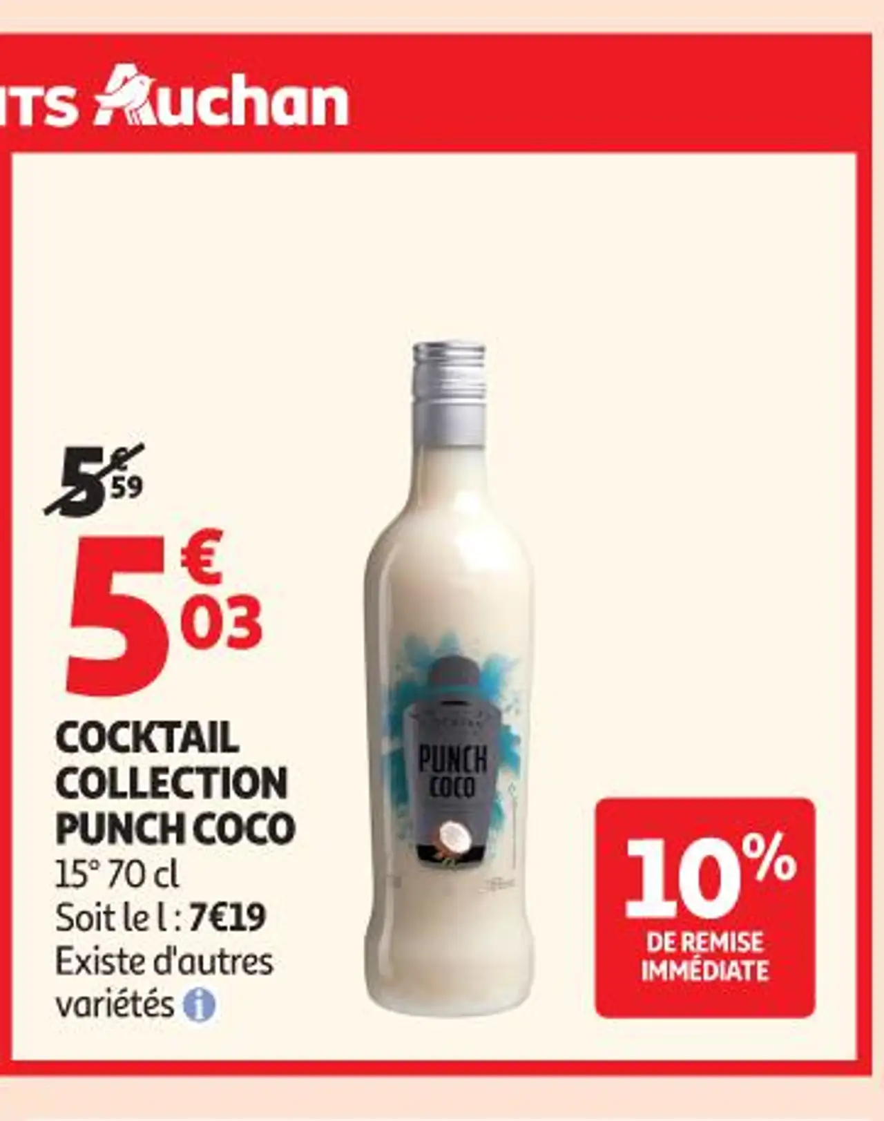 Cocktail collection punch coco
