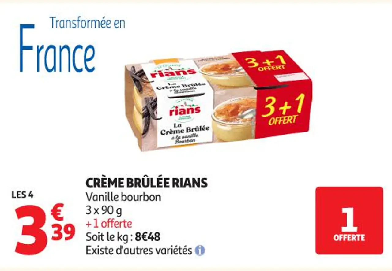 CRÈME BRÛLÉE RIANS
