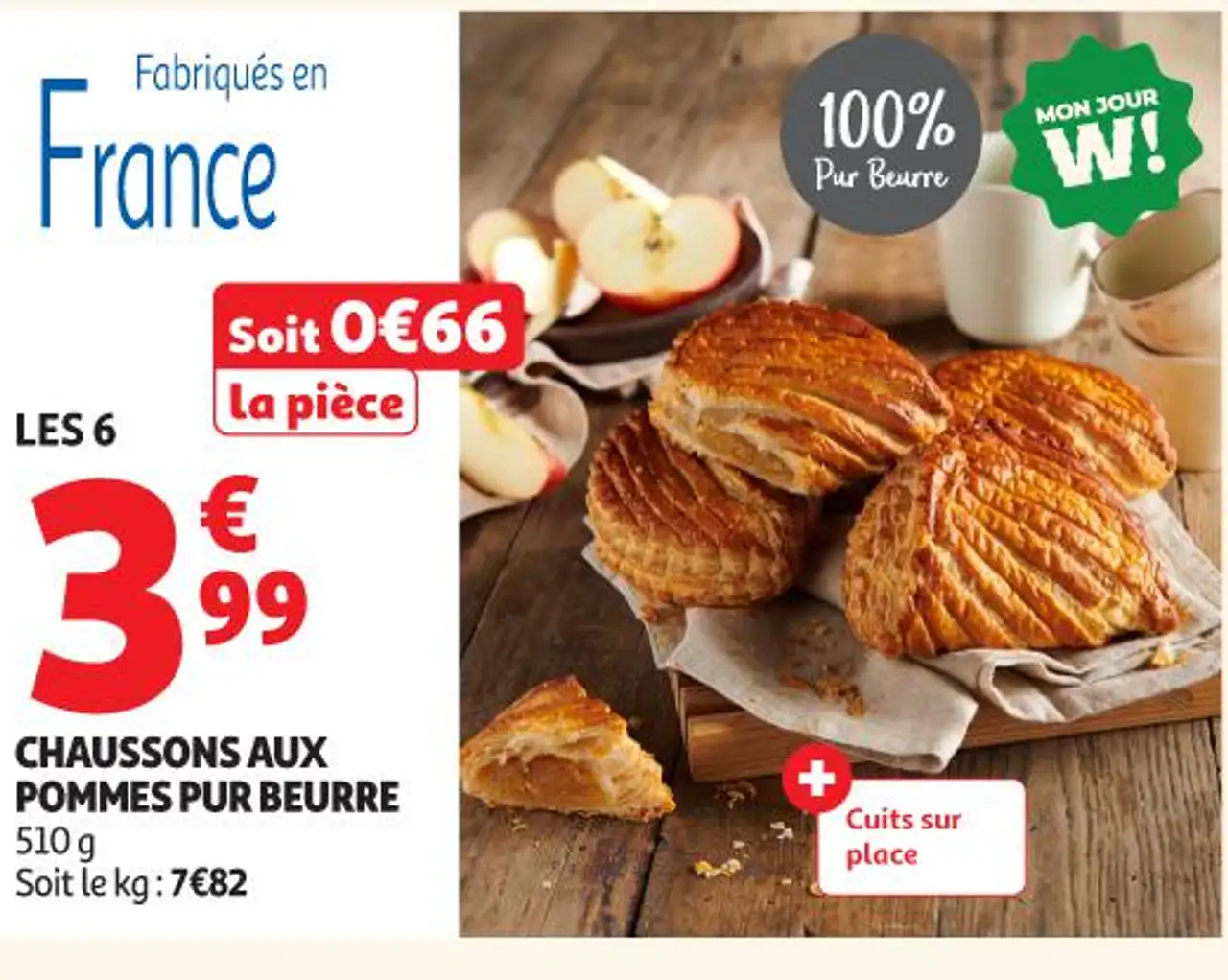 CHAUSSONS AUX POMMES PUR BEURRE