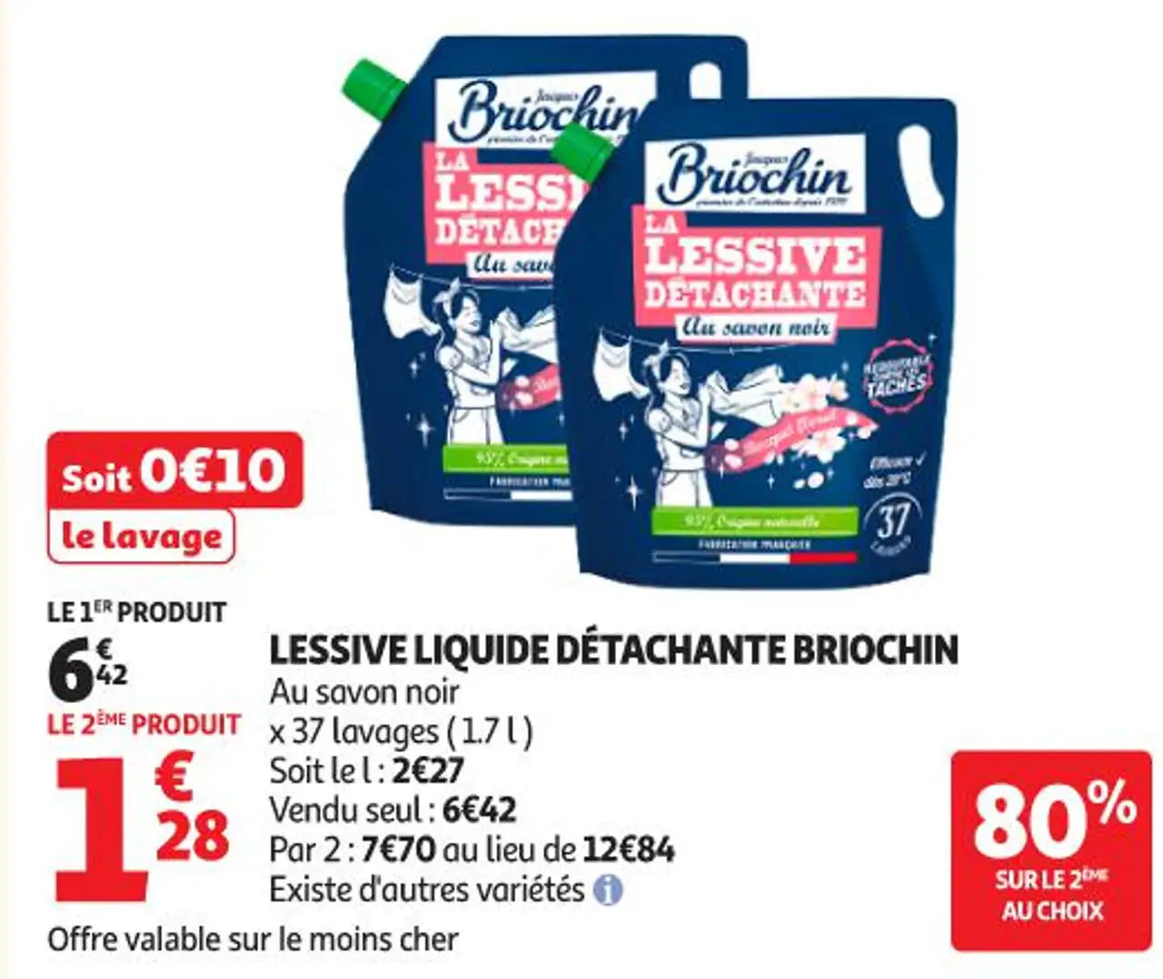 LESSIVE LIQUIDE DÉTACHANTE BRIOCHIN
