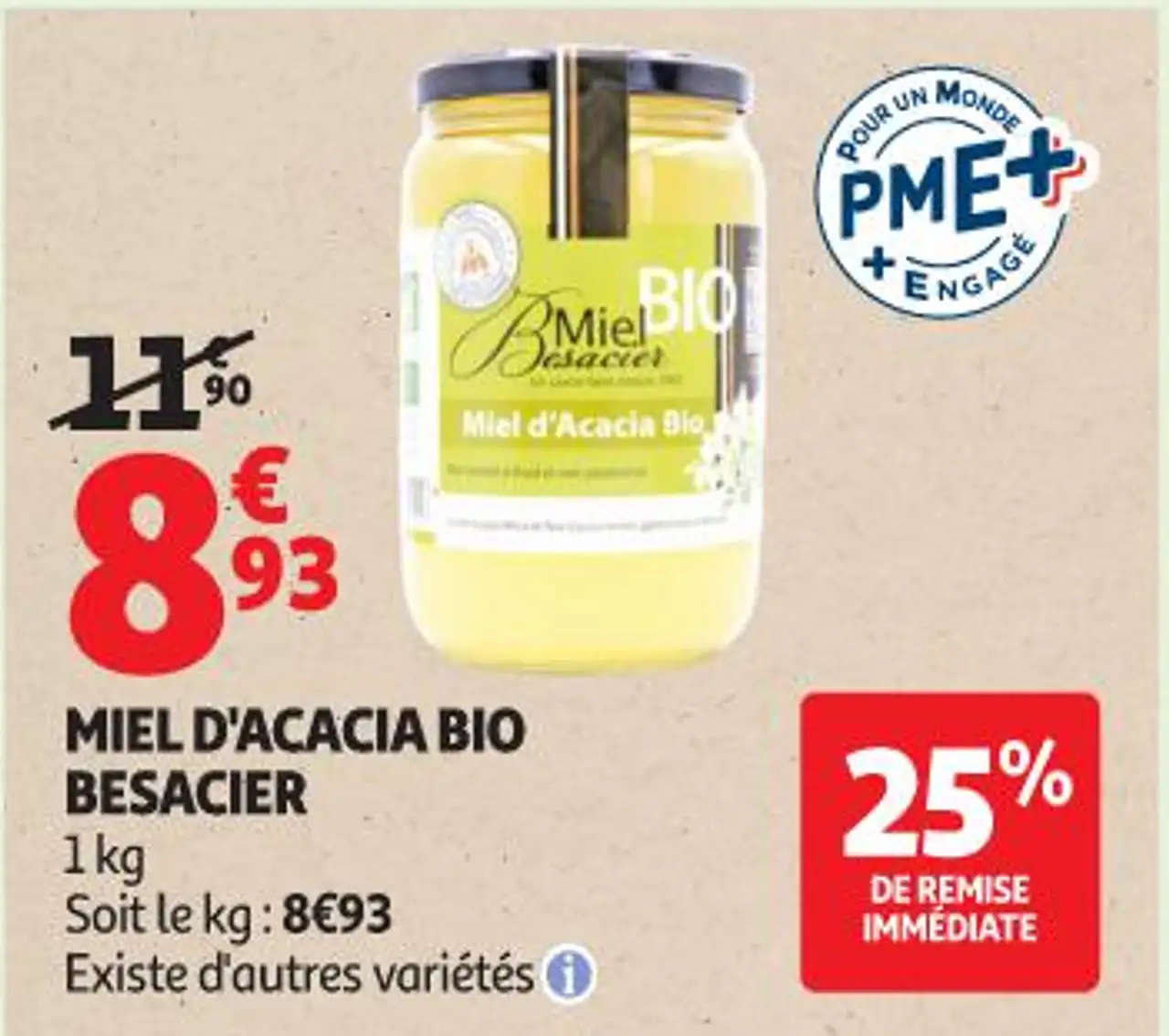 MIEL D'ACACIA BIO BESACIER