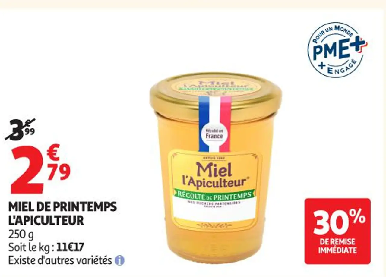 MIEL DE PRINTEMPS L'APICULTEUR