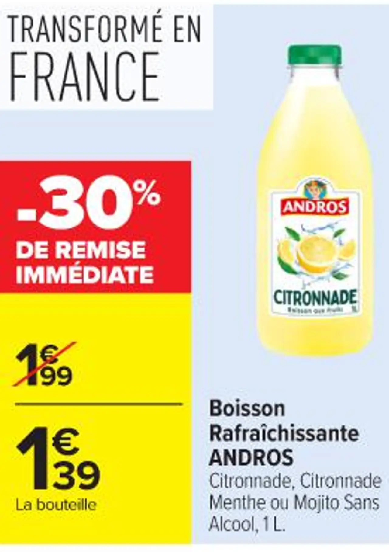 Boisson Rafraîchissante ANDROS