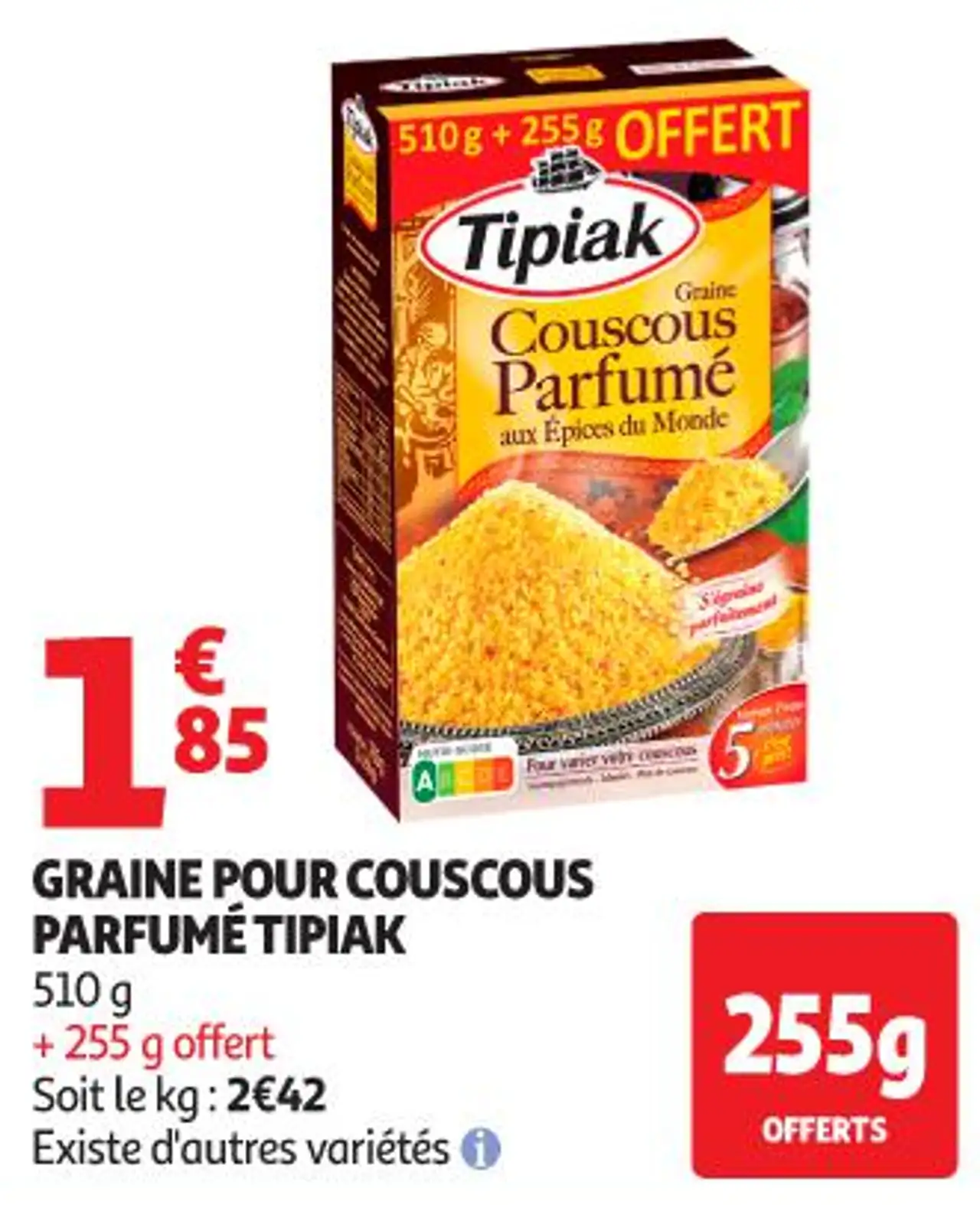 GRAINE POUR COUSCOUS PARFUMÉ TIPIAK