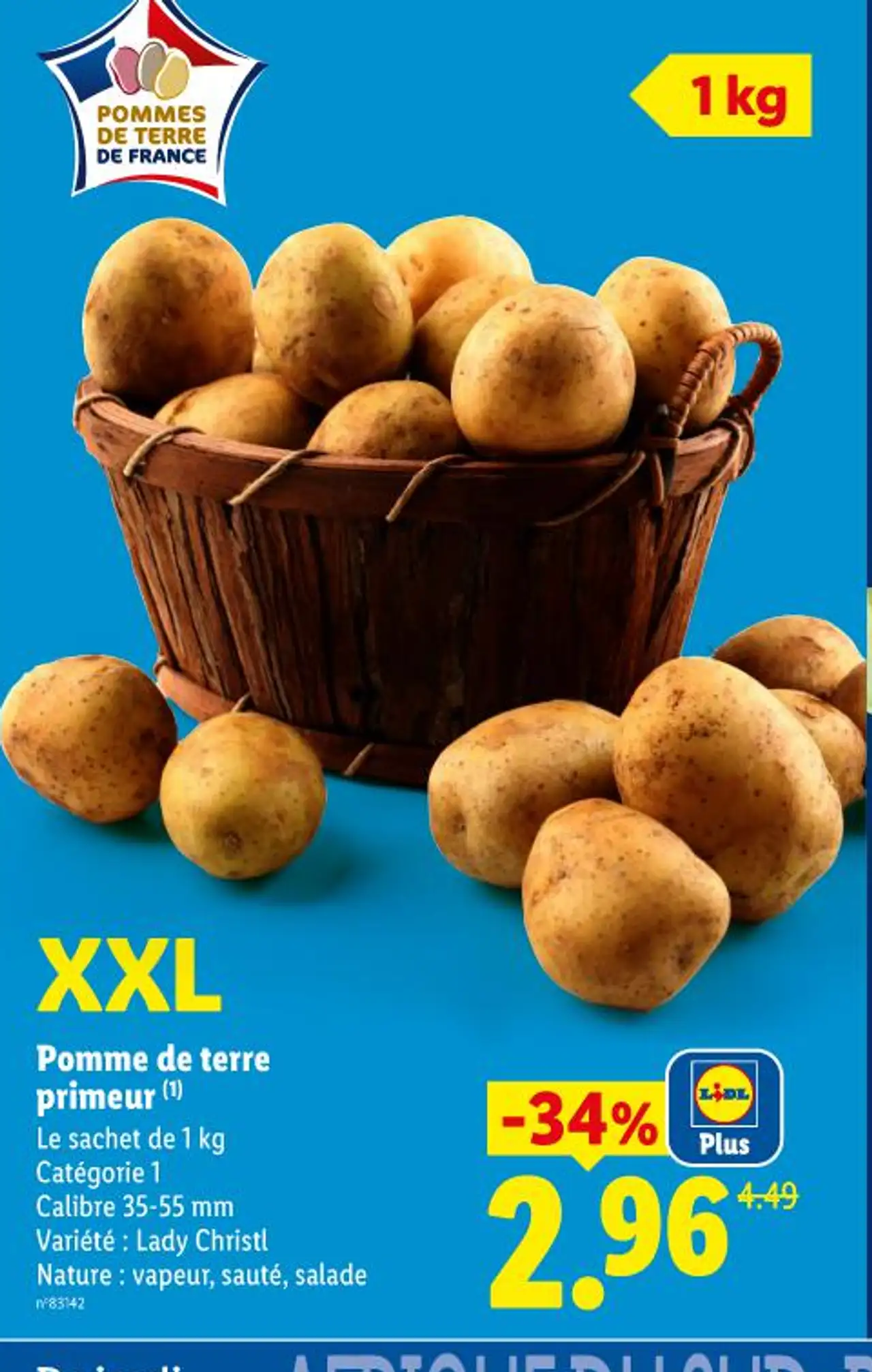 Pomme de terre primeur