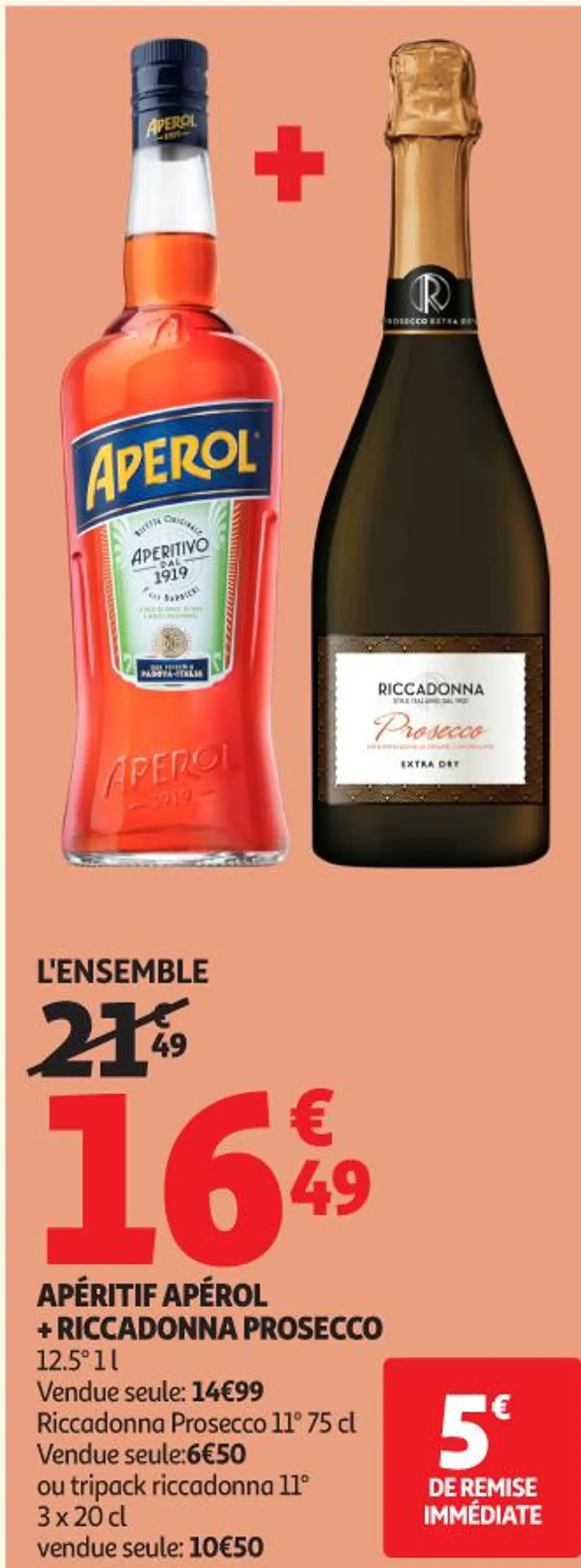 APÉRITIF APÉROL + RICCADONNA PROSECCO