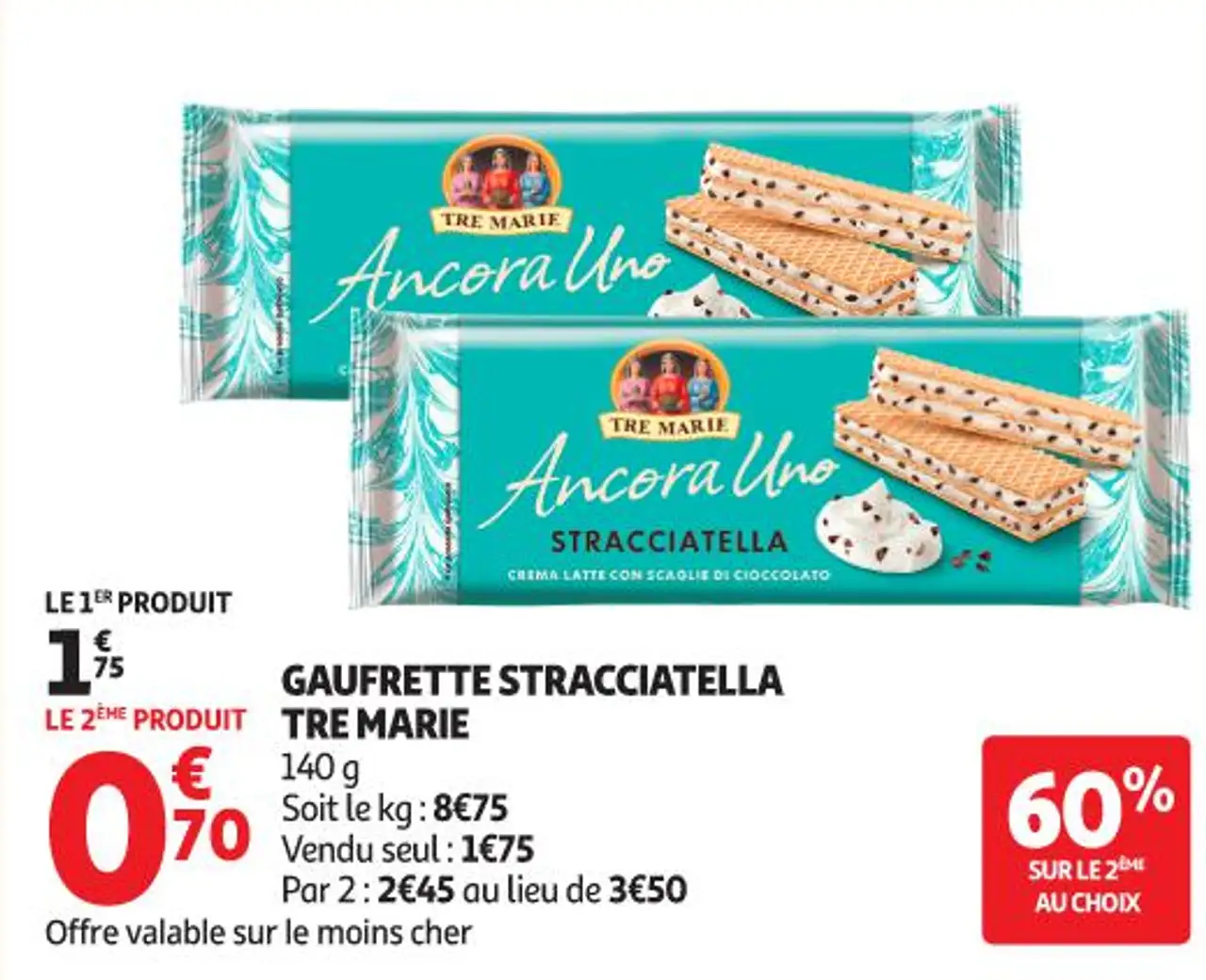 GAUFRETTE STRACCIATELLA TRE MARIE