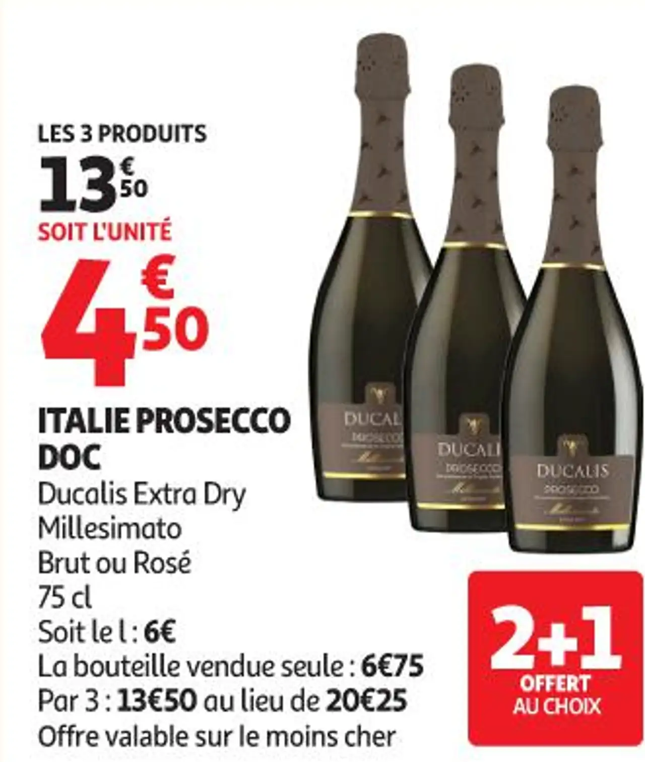 ITALIE PROSECCO DOC Ducalis Extra Dry