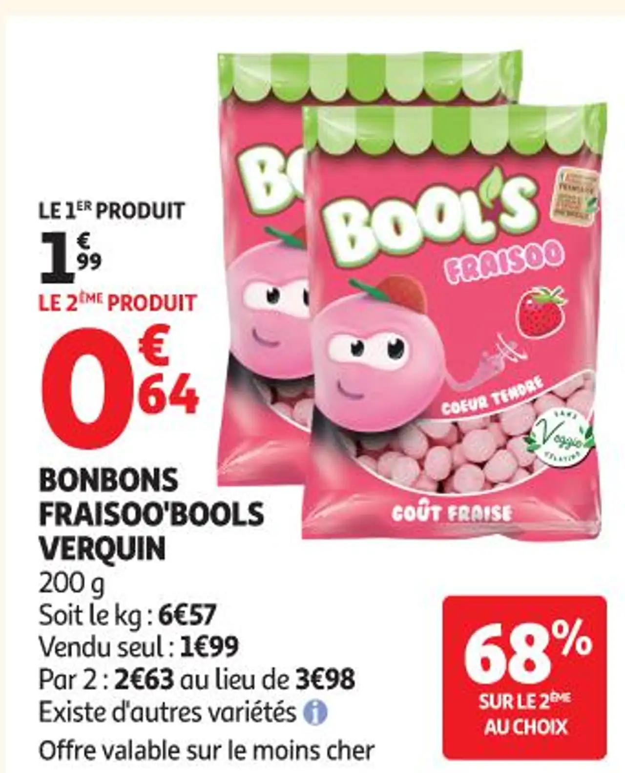 BONBONS FRAISOO'BOOLS VERQUIN