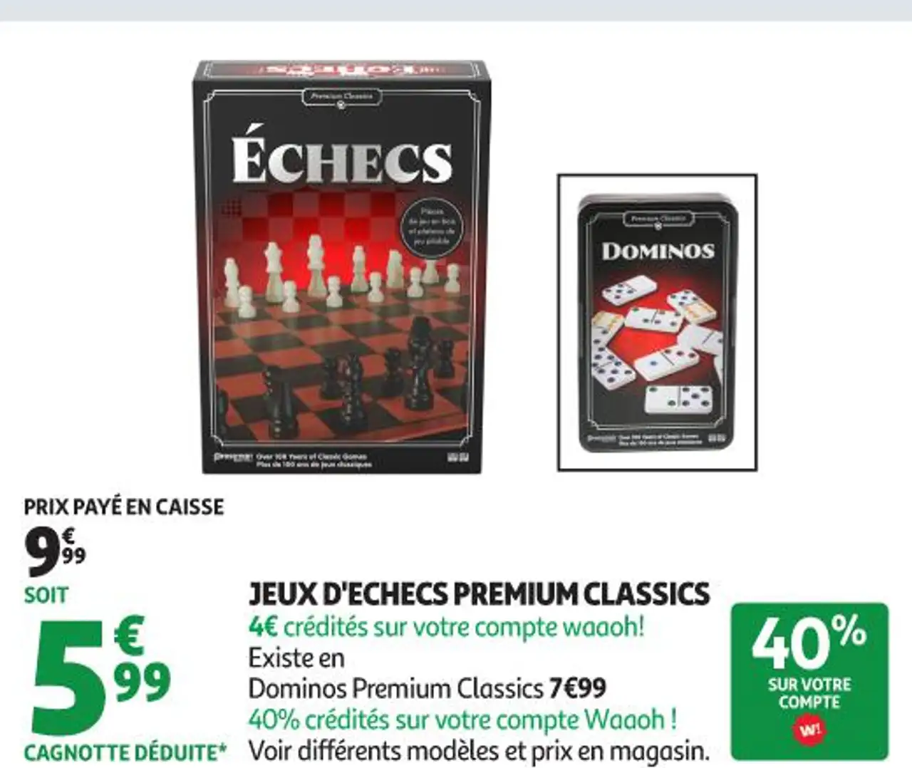 JEUX D'ECHECS PREMIUM CLASSICS