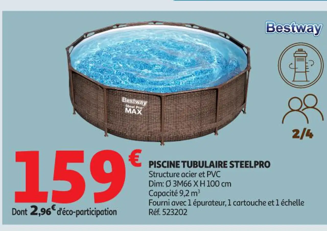 PISCINE TUBULAIRE STEELPRO