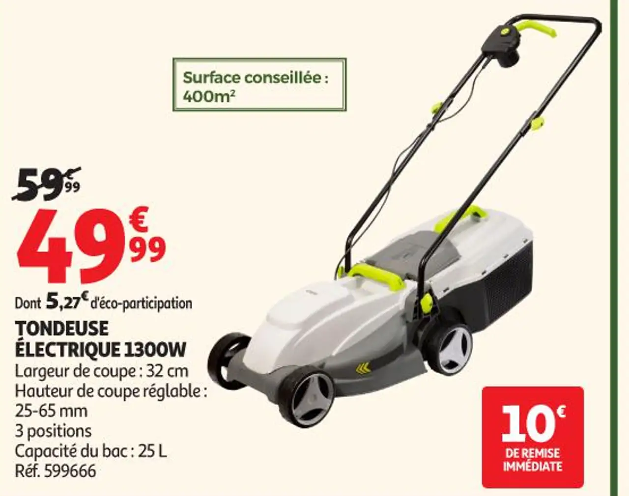 TONDEUSE ÉLECTRIQUE 1300W