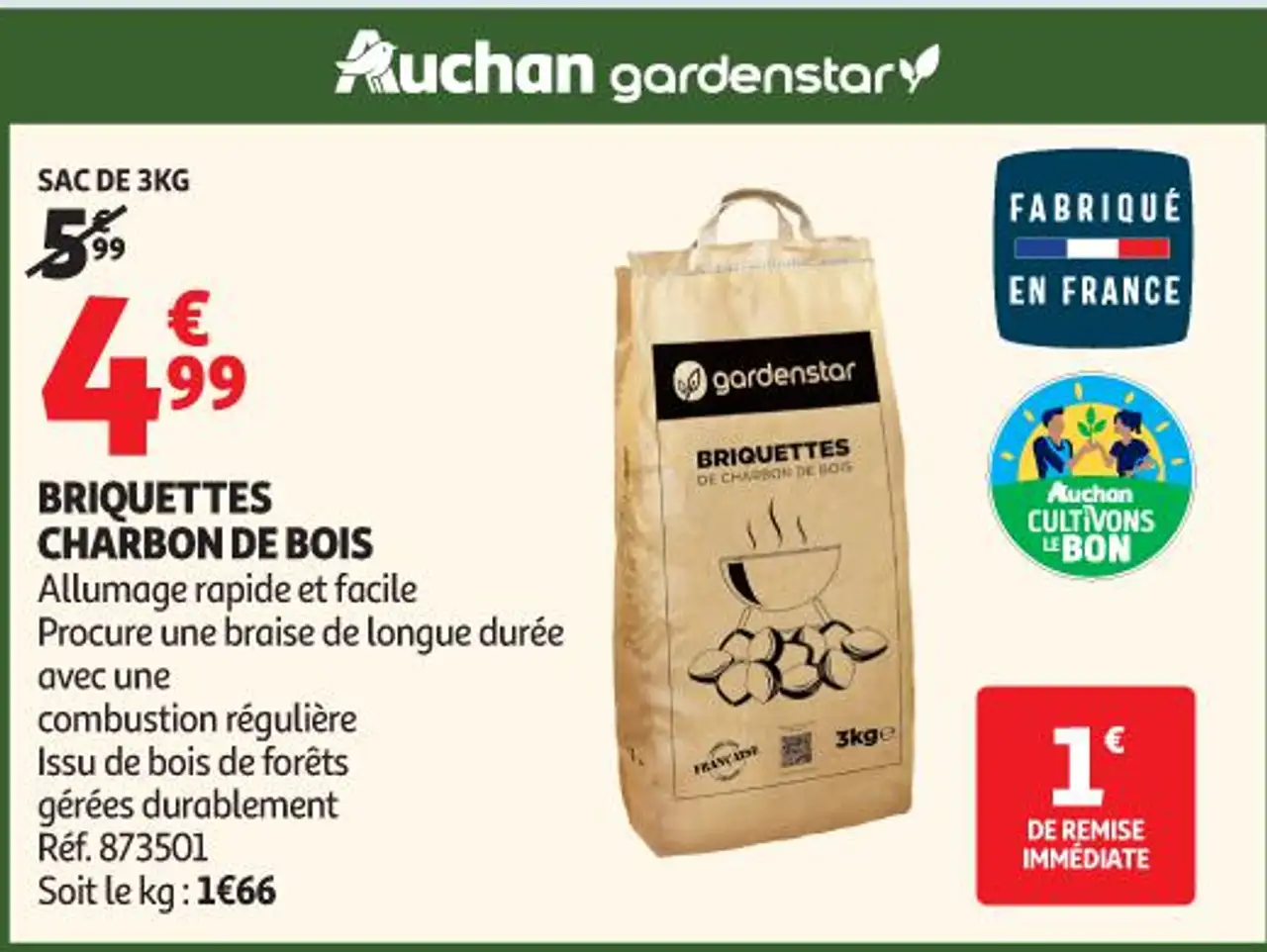 Briquettes charbon de bois