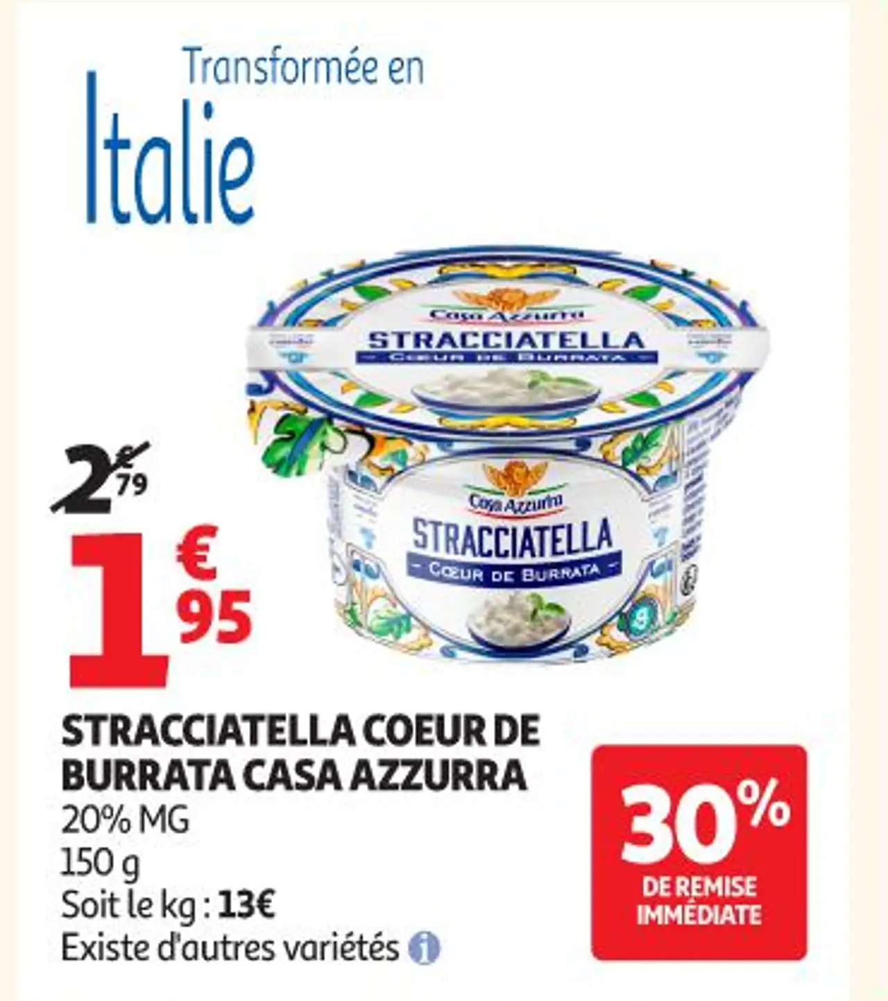 STRACCIATELLA COEUR DE BURRATA CASA AZZURRA