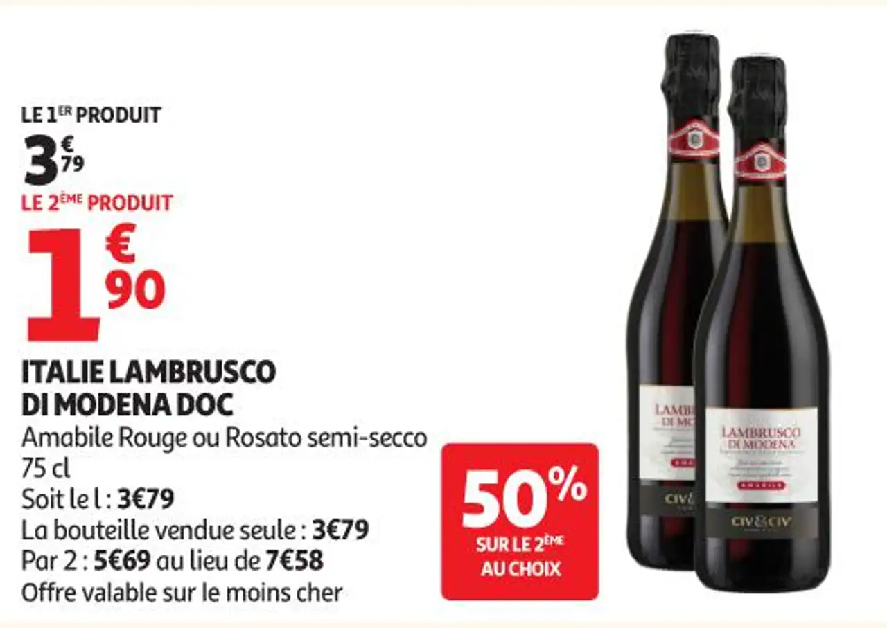 ITALIE LAMBRUSCO DI MODENA DOC