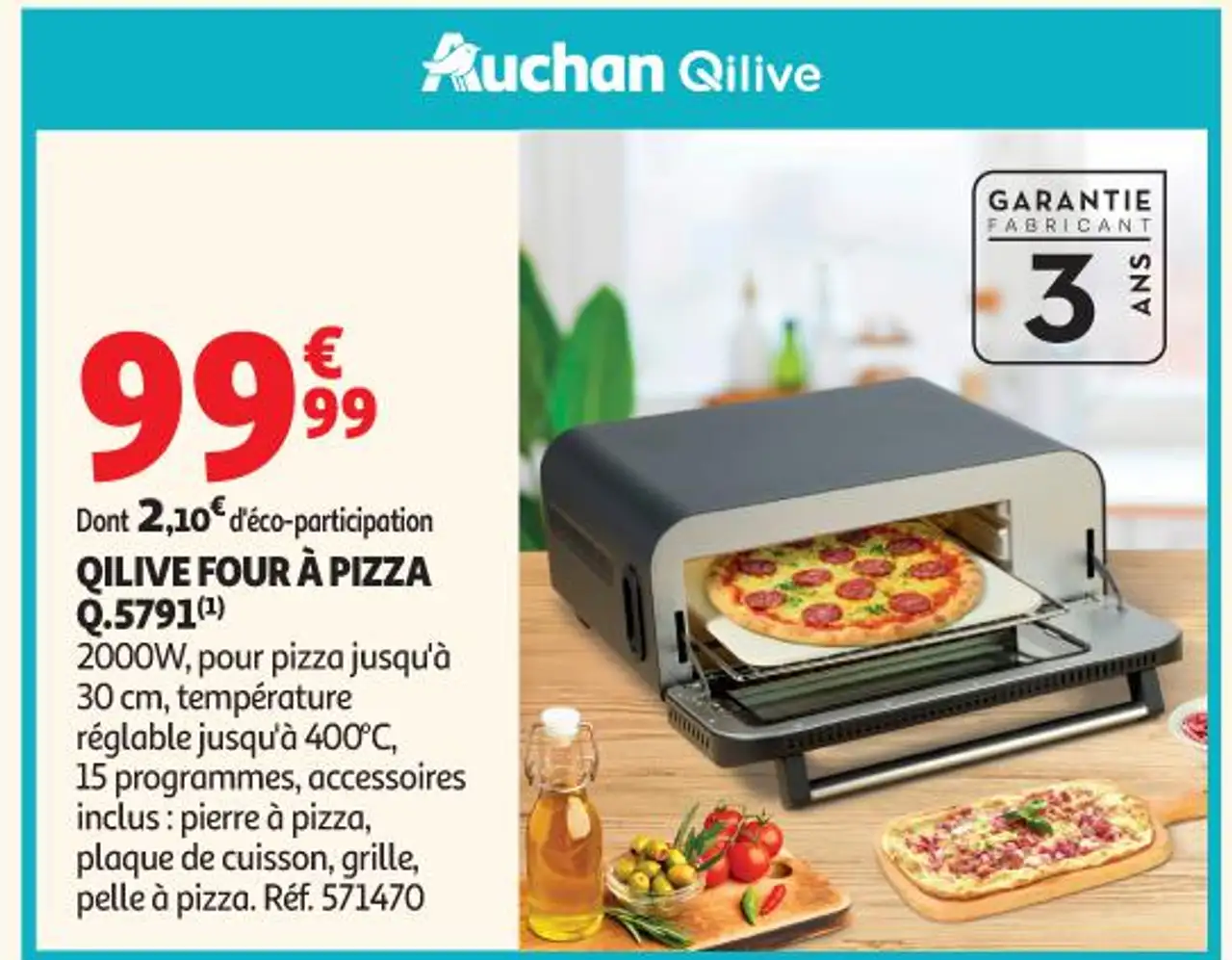 QILIVE FOUR À PIZZA Q.5791