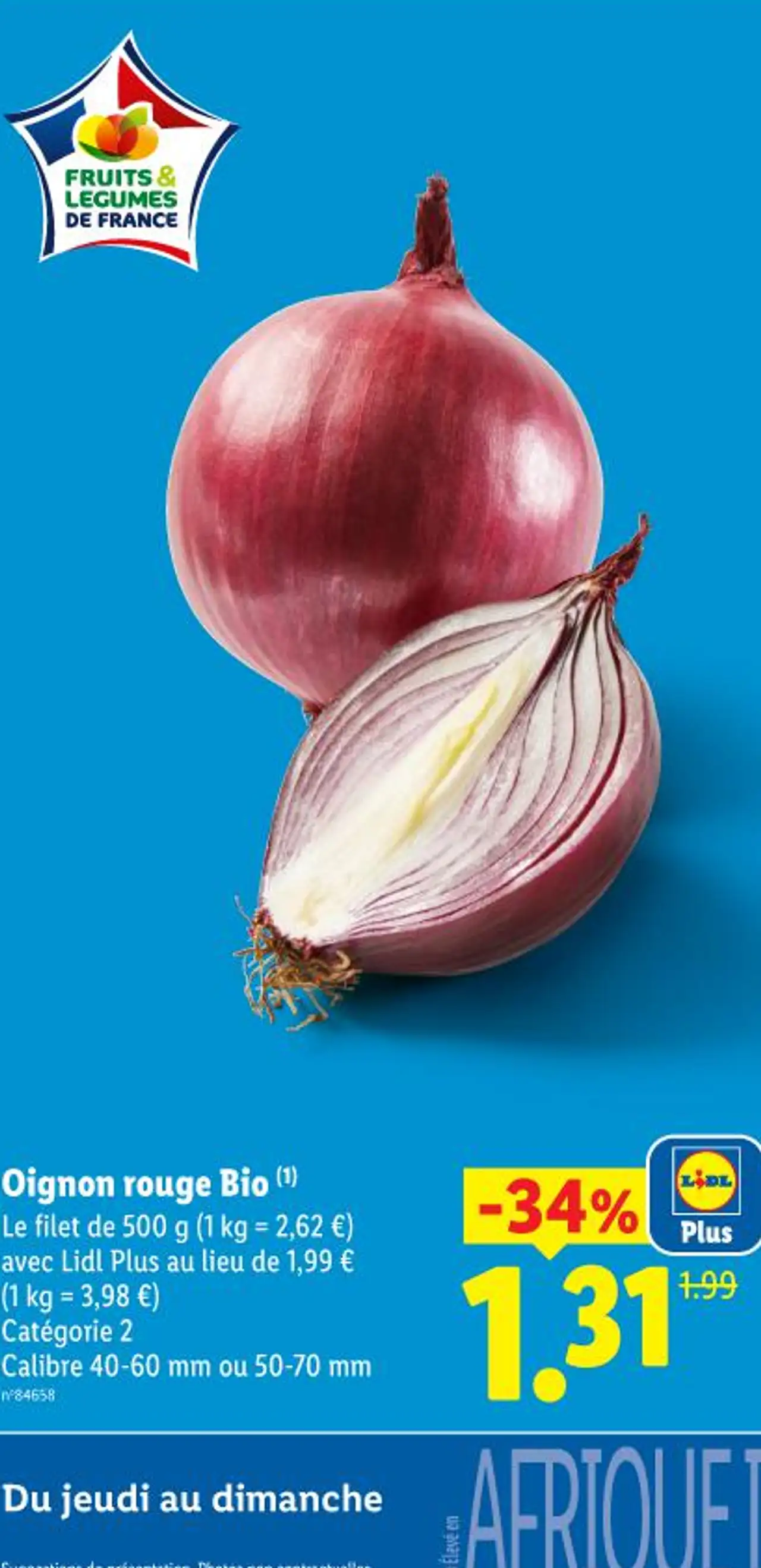 Oignon rouge Bio