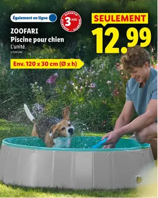 product - ZOOFARI Piscine pour chien - Lidl