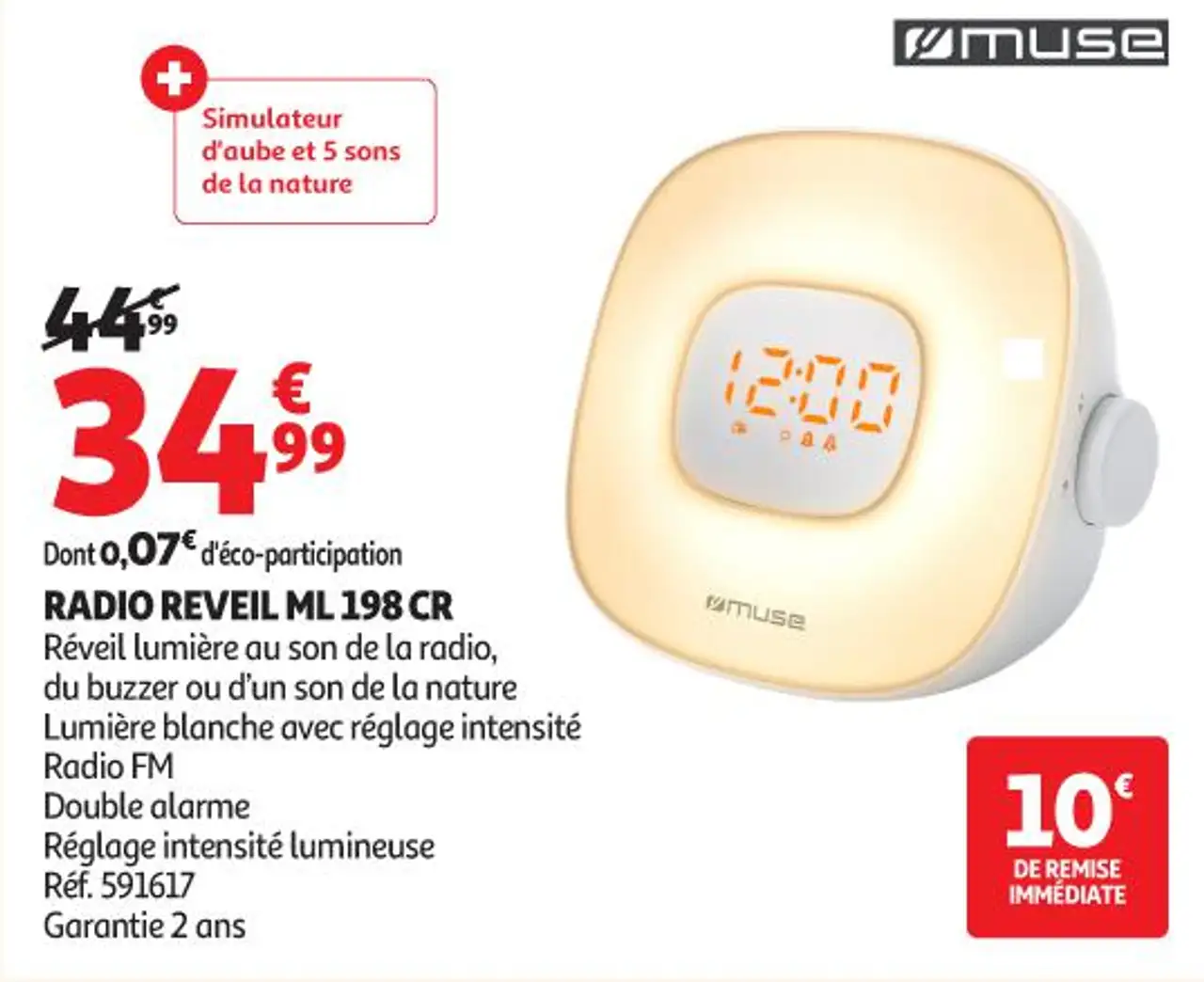RADIO REVEIL ML 198 CR