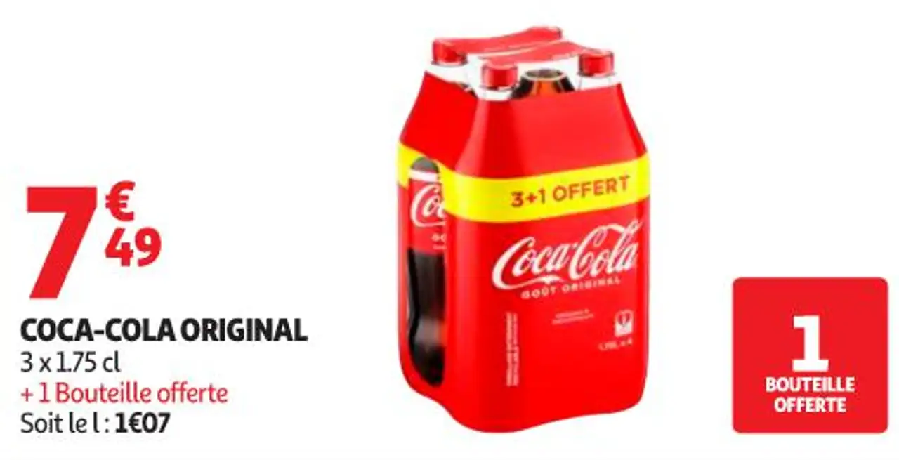 COCA-COLA ORIGINAL 3 x 1.75 cl