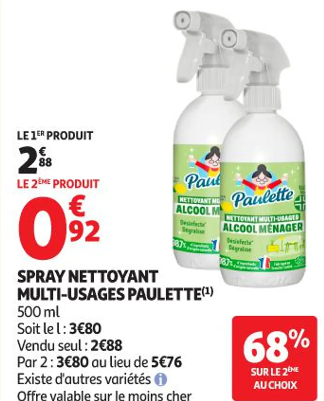 SPRAY NETTOYANT MULTI-USAGES PAULETTE
