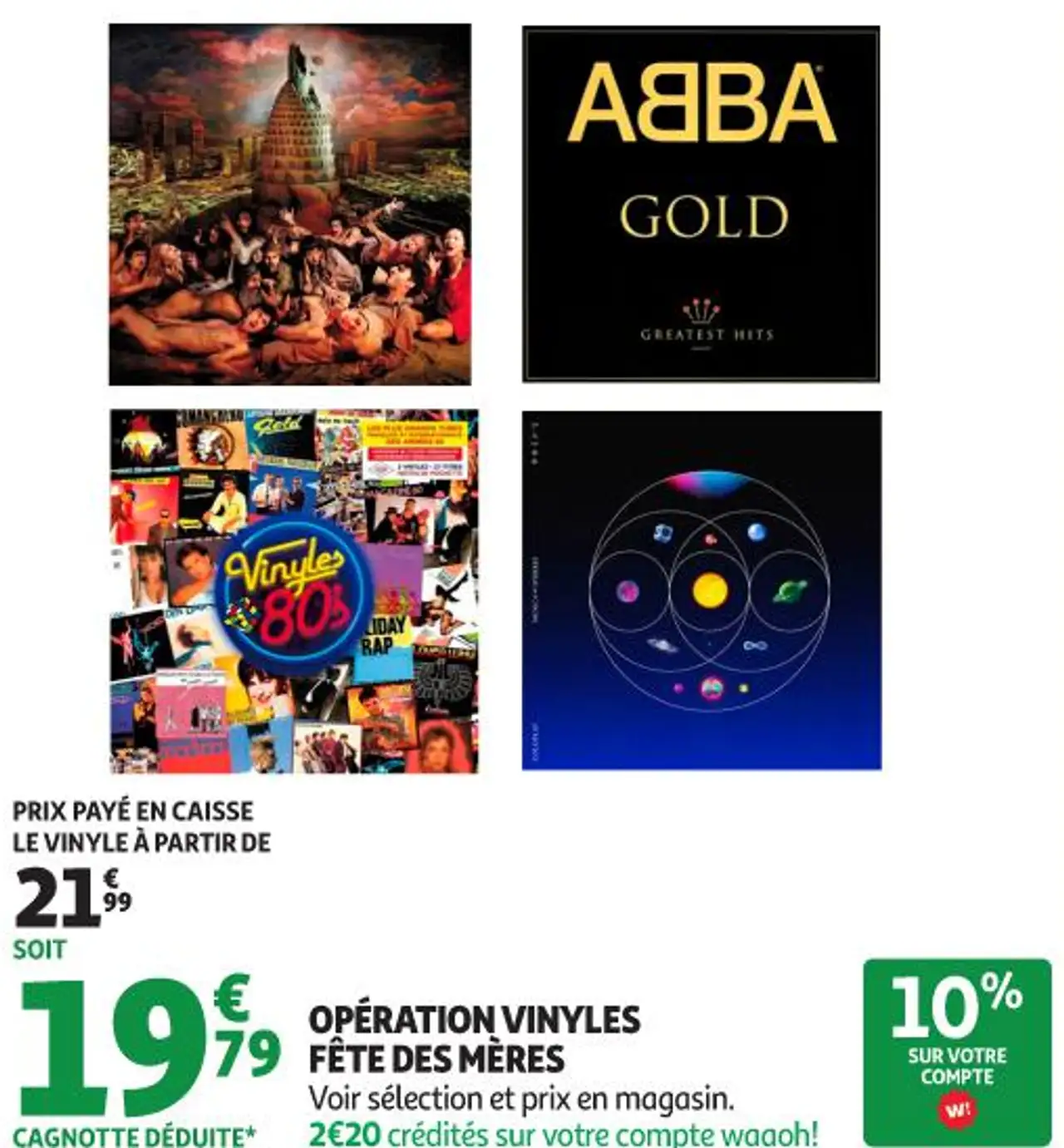 OPÉRATION VINYLES FÊTE DES MÈRES
