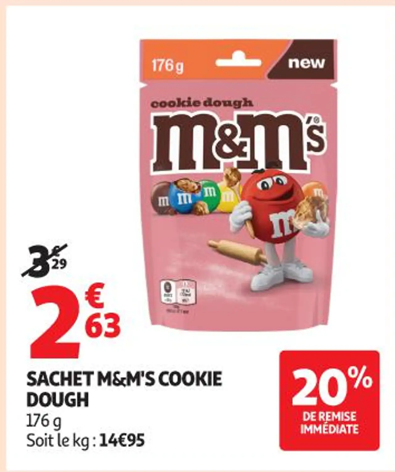 SACHET M&M'S COOKIE DOUGH