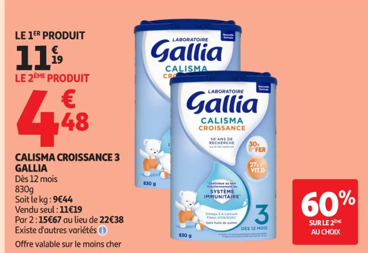 CALISMA CROISSANCE 3 GALLIA