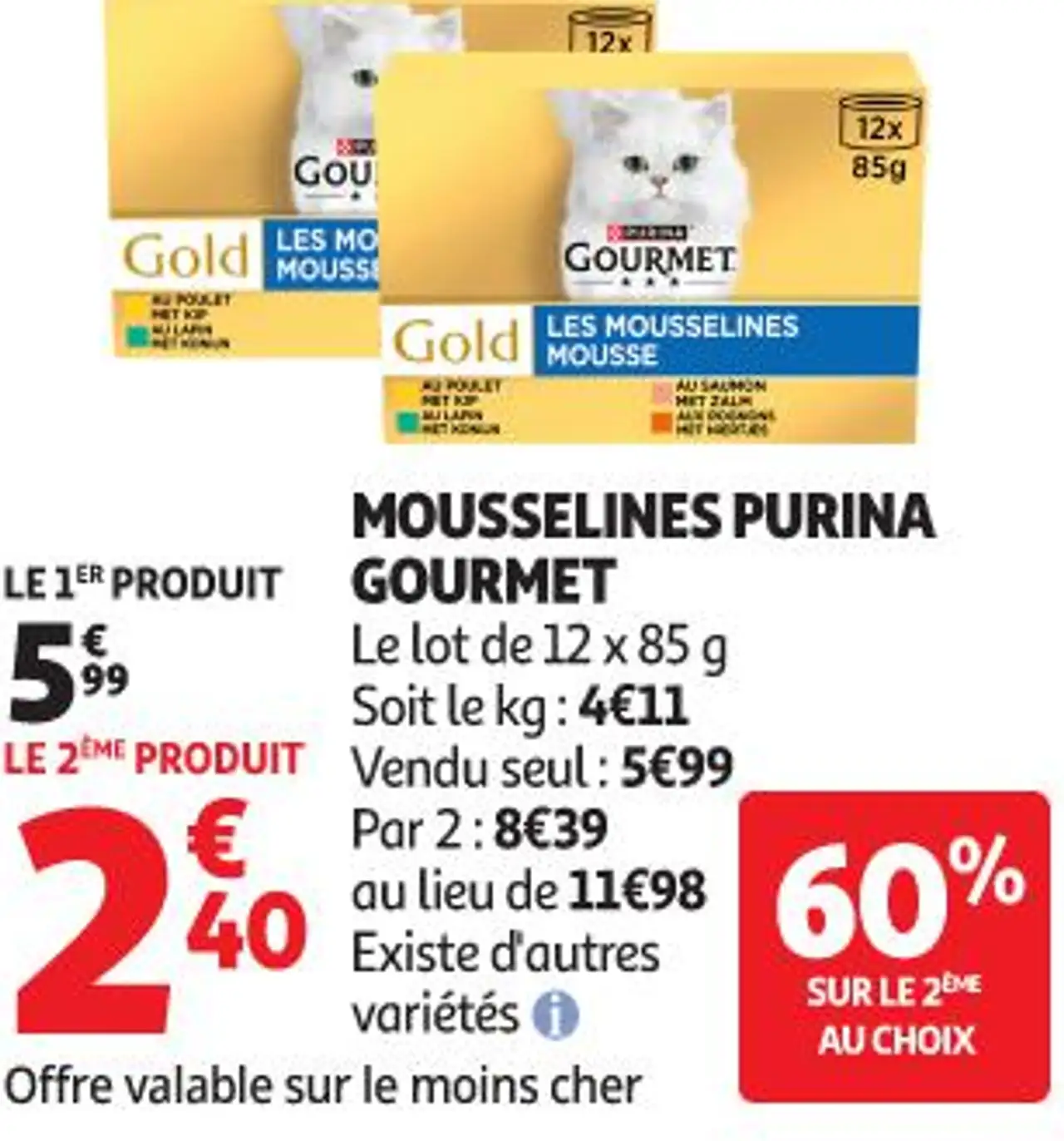 MOUSSELINES PURINA GOURMET