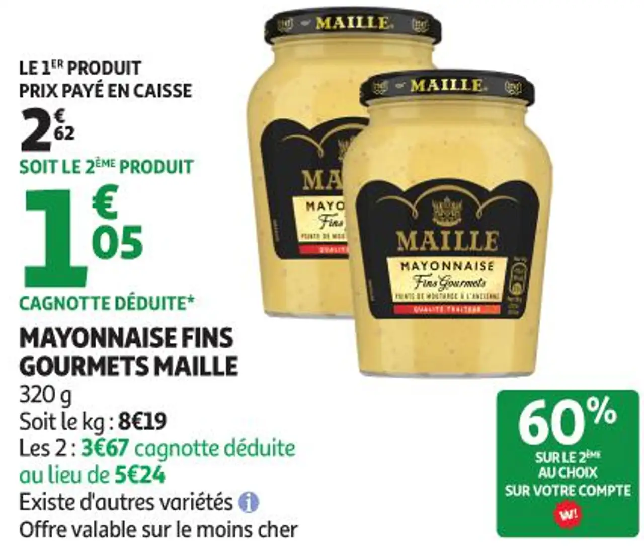 MAYONNAISE FINS GOURMETS MAILLE