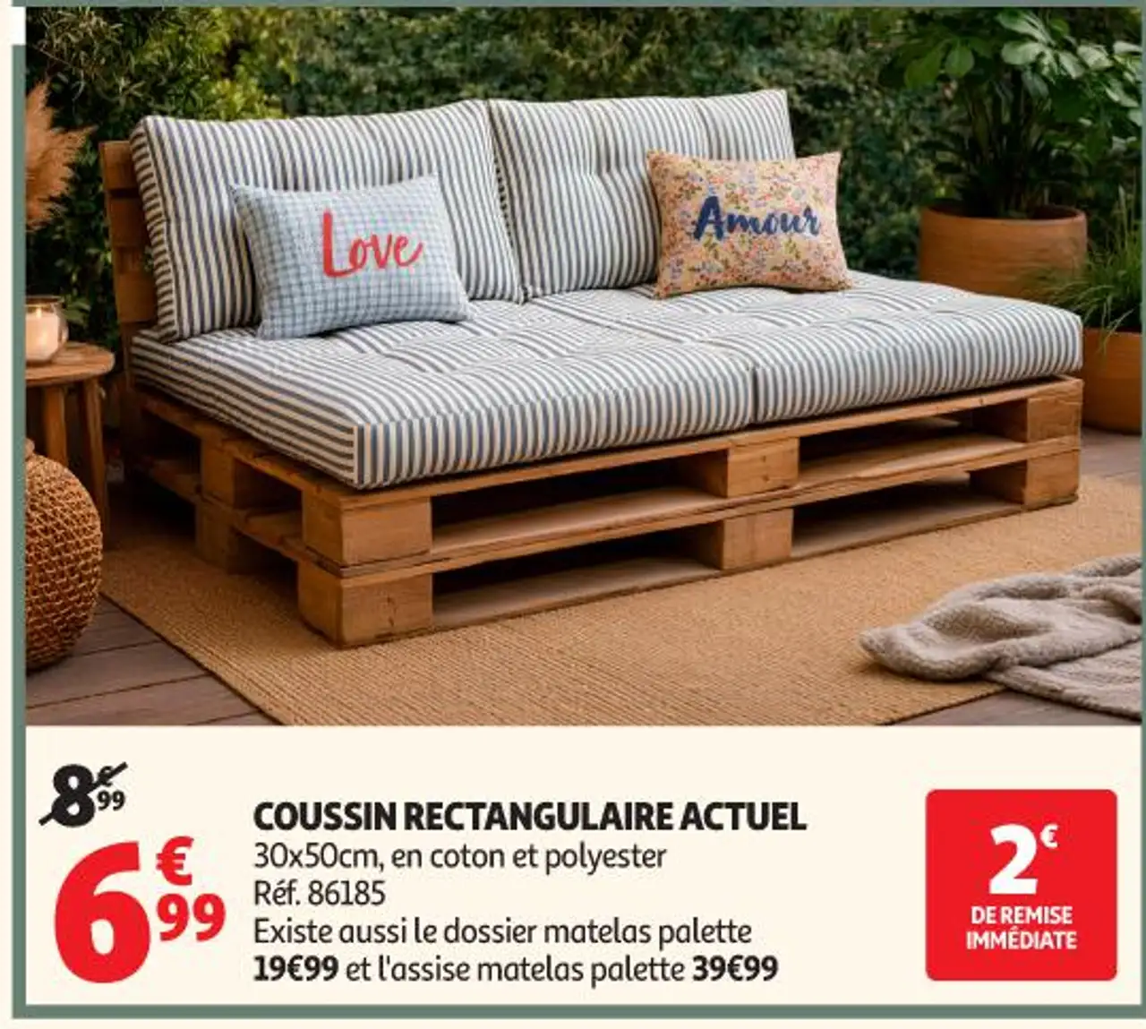 COUSSIN RECTANGULAIRE ACTUEL