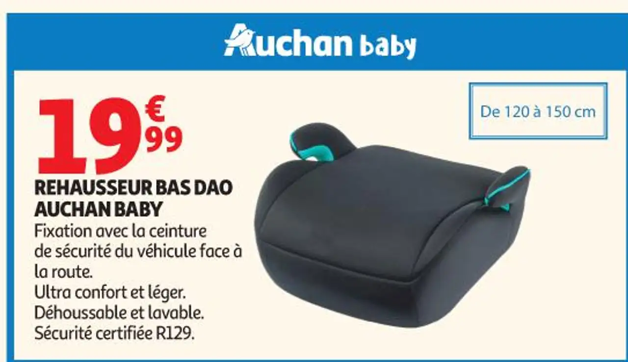 REHAUSSEUR BAS DAO AUCHAN BABY