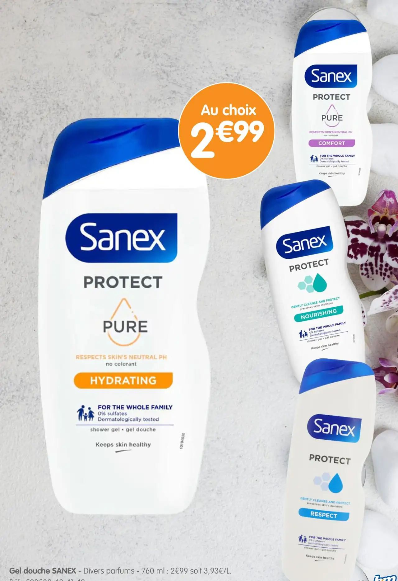 Gel douche SANEX